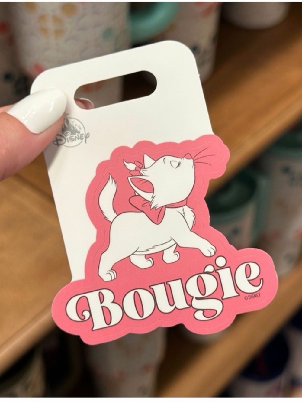 Disney 'Bougie' Marie Cat Sticker - Disney Parks Exclusive
